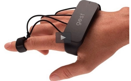 با این دستکش در هوا تایپ کنید